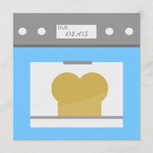 Convite Bolo no forno