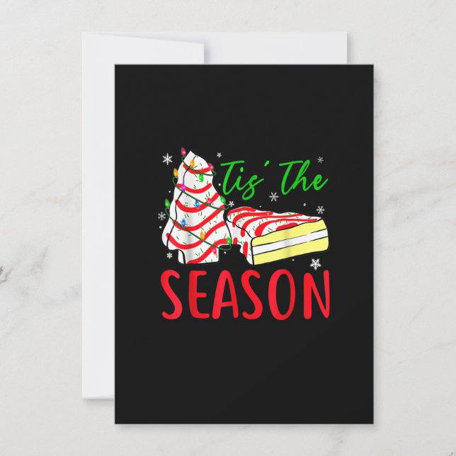 Convite Bolos de Árvore de Natal Debbie-Becky-Jen Little T (Frente)