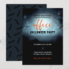 Convite Bolsa Corporativa do Halloween Office Party
