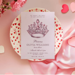 Convite Bolsa mensageifesta de aniversario elegante Rosa P