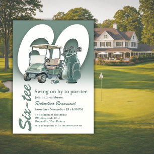 Convite Bolsas de Golfe Verde Clássico para 60º Aniversári