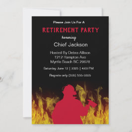 Convite Bombeiro Moderno/Chefe de Bombeiros