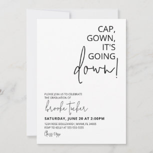 Convite Boné de palhaço, está caindo na Festa de formatura