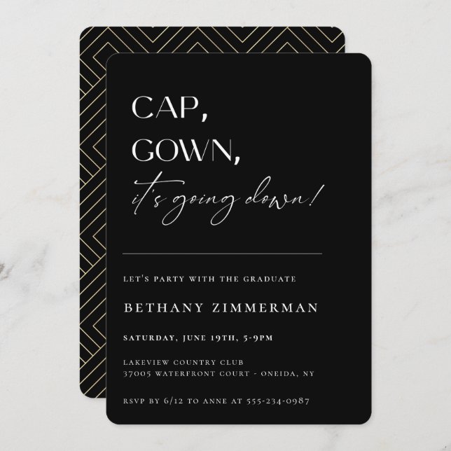 Convite Boné de palhaço que está caindo na Festa de format (Frente/Verso)