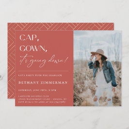 Convite Boné de palhaço que está caindo na Festa de format