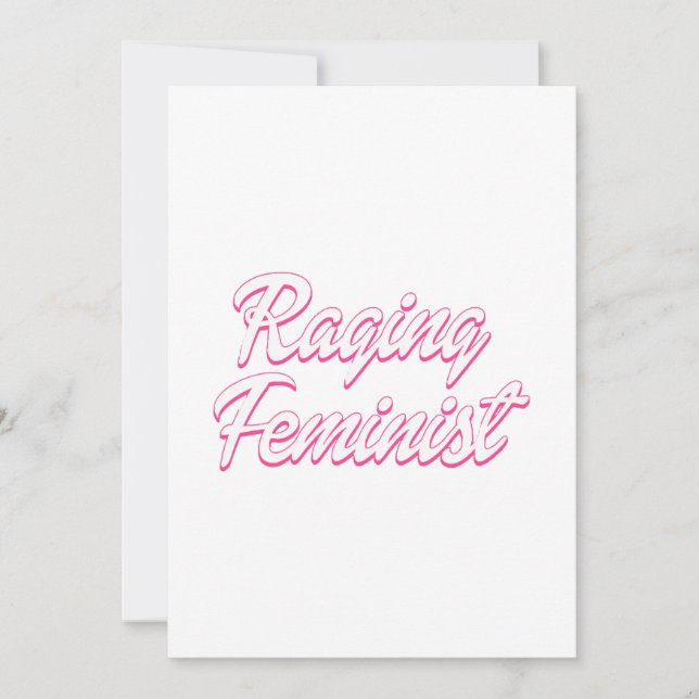 Convite Boneca Feminista Enfurecida (Frente)