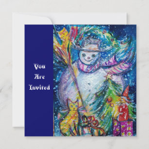 Convite BONECo com brinquedos, Festa de Natal