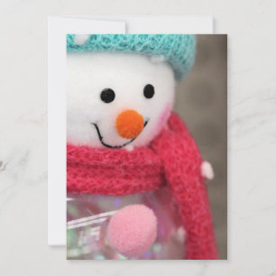 Convite Boneco de neve