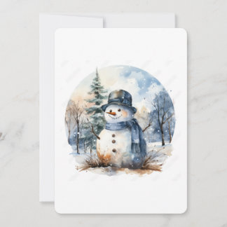 Convite Boneco de neve