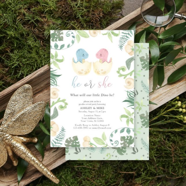 Convite Bonita, Dinossauro, Sexo, Revela Selva (Criador carregado)