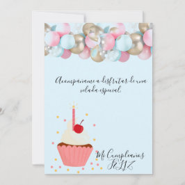 Convite bonita Invitation de festejo