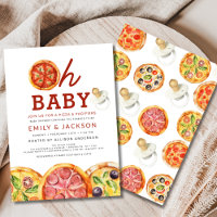 Bonita Pizza Bebê e Chá de fraldas Pacificador