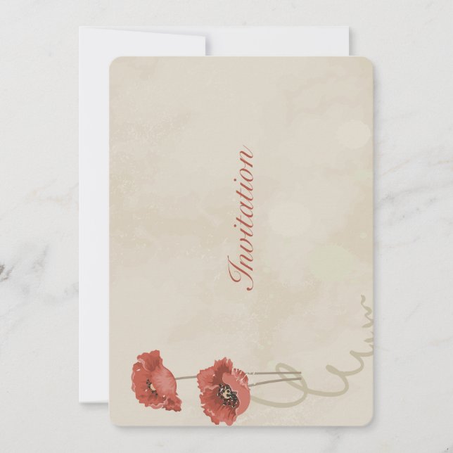 Convite Bonita rosa (Frente)