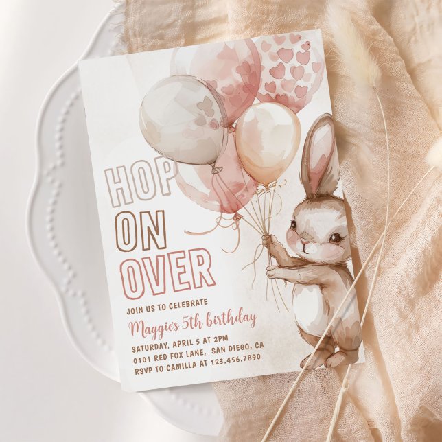 Convite Bonitinha Bonita Festa de aniversário Rosa (Criador carregado)