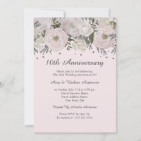 Bonito Aniversário Floral 10º Voo Rosa