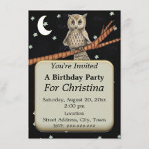 Bonito Coruja Azul, Colar Estrelas Lua