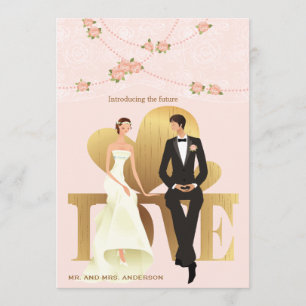 Convite bonito de assento