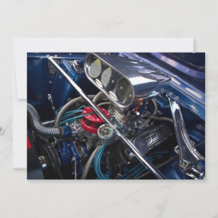 Convite Bonito De Motor De Automóveis