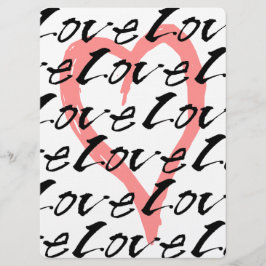 Convite bonito do casamento do amor e dos corações