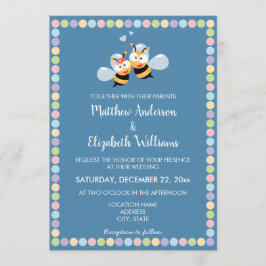 Convite Bonito e Colorido Que Quer Ser Casado