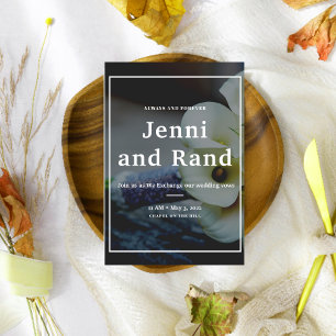 Convite Bonito para Casamento de Calla Lily Buquê