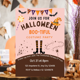 Convite Bonito para o Halloween Elegante