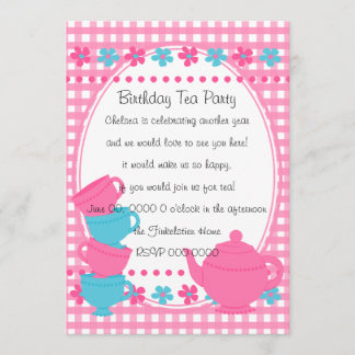 Convite Bonito Tea Party