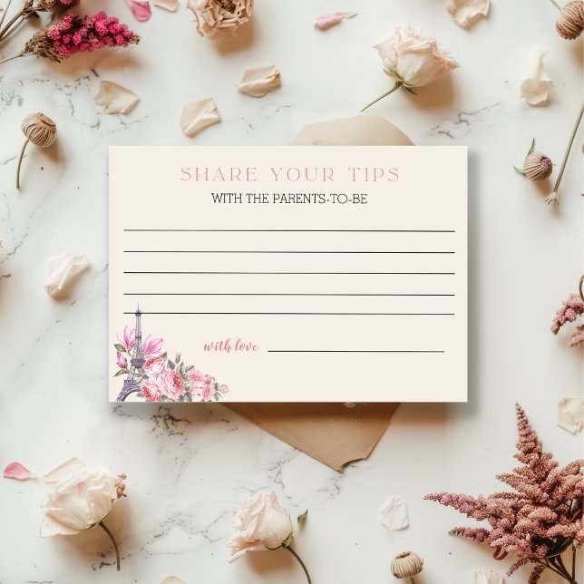 Convite Bonjour Bebe | Placa Jar da Parentalidade do chá d (Criador carregado)