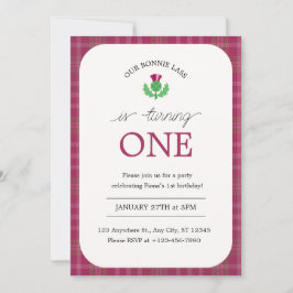 Convite Bonnie Lass Birthday