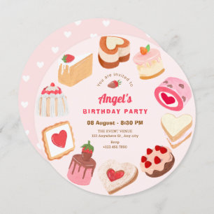 Convite Bons doces, doce aniversário