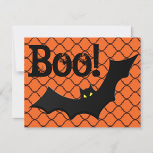 Convite Boo! Bat Halloween Party