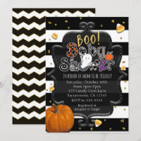 BOO! Chuveiro de Bebê Fantasma Caprichoso Hallowee