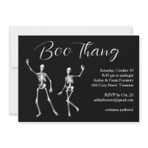 Boo Thang Dancing Skeletons Festa de Halloween
