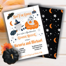 Boo Y ou Ghoul Halloween Chá de fraldas Revelação