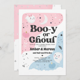 Convite Boo-y ou Ghoul Halloween Ghost Gênero ReveParty
