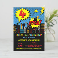 Boom Comic Super Herói 4.º Aniversário