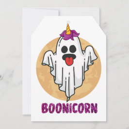 Convite Boonicorn | Dia das Bruxas