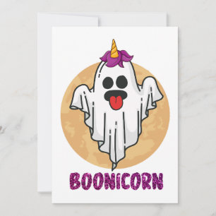 Convite Boonicorn Dia das Bruxas