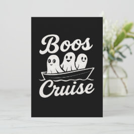 Convite Boos cruise 