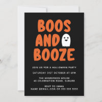 Boos e Booze Festa Engraçada de Fantasmas Fantasma