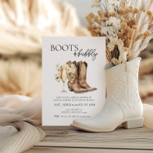 Boot Elegante e Chá de panela de espuma