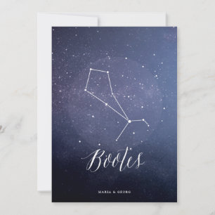 Convite Bootes de Número de Tabela Celestial de Estrela d