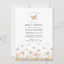 Borboleta Aquarela Chá de panela de flores selvage