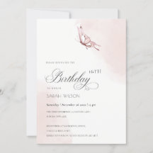 Borboleta de Aquarela Escamosa, Cuja Idade Anivers