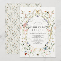 Borboleta de Flores Selvagem Bee Dia de as mães Br