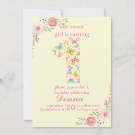 Convite Borboleta Roxa Nossa Pequena Borboleta