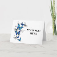 Borboletas Azuis Morpho