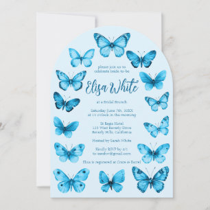 Convite Borboletas Elegante Arca PERSONALIZADA Chá de pane