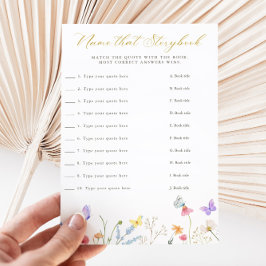 Convite Borboletas Encantadas Nome Floral que Storybook