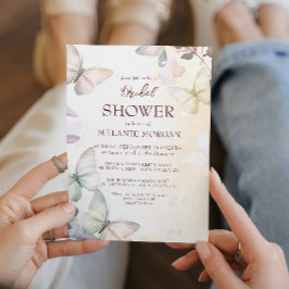 Convite Borboletas I Chá de panela Floral